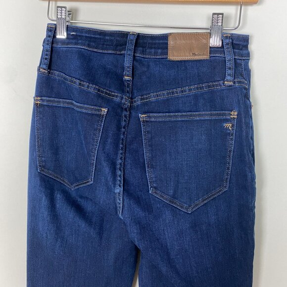 Madewell Jeans Curvy Cali Demi Boot Cut Womens 26 Dark Wash High Rise - Picture 4 of 8